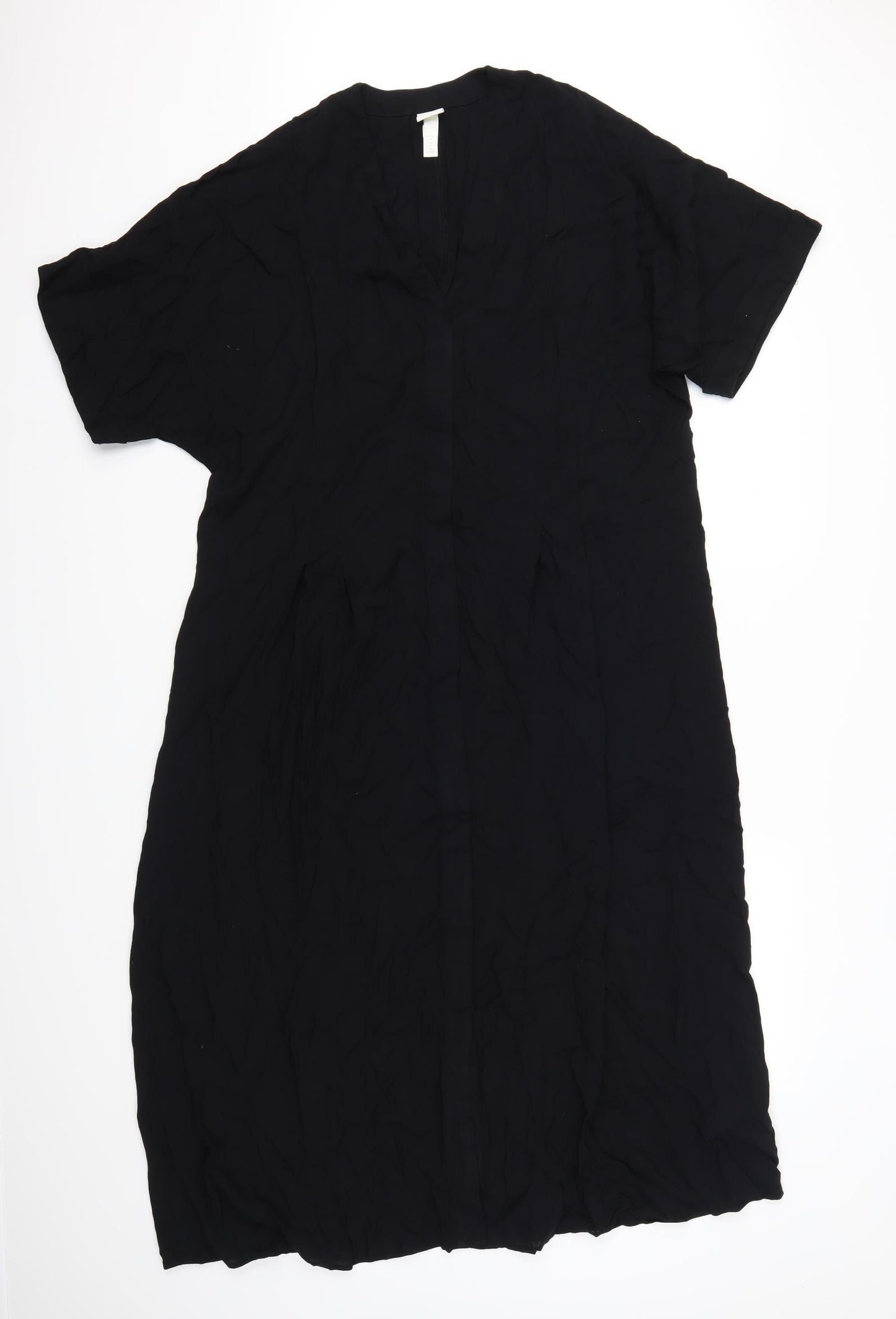 H&M Womens Black   Shirt Dress  Size S