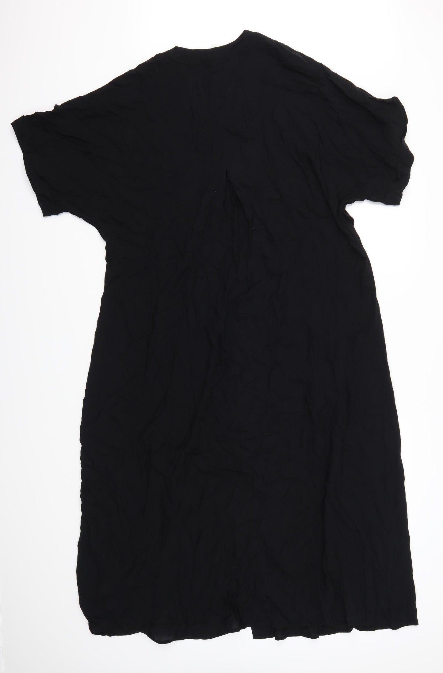 H&M Womens Black   Shirt Dress  Size S