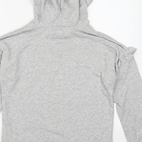 Dorothy Perkins Womens Grey   Pullover Hoodie Size 8