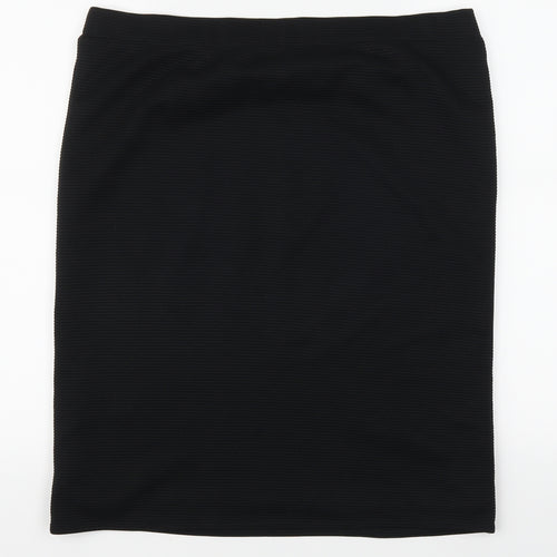 Encoded Womens Black   Straight & Pencil Skirt Size 36
