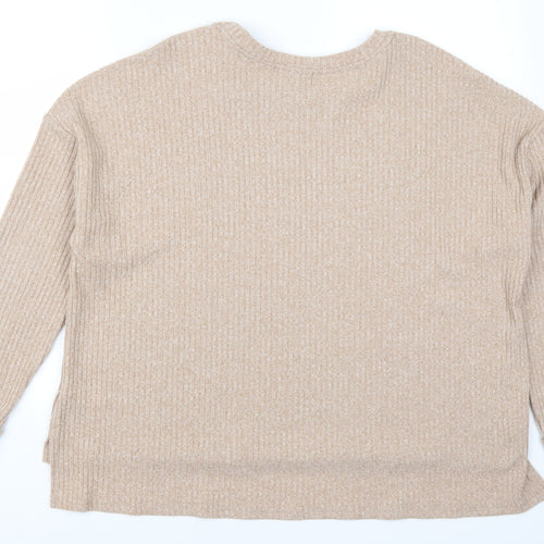 Primark Womens Beige   Pullover Sweatshirt Size 14