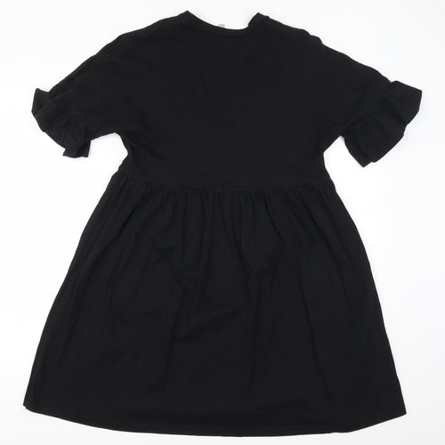 ASOS Womens Black   Skater Dress  Size 10
