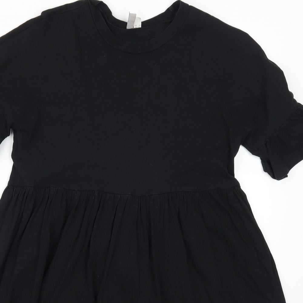 ASOS Womens Black   Skater Dress  Size 10
