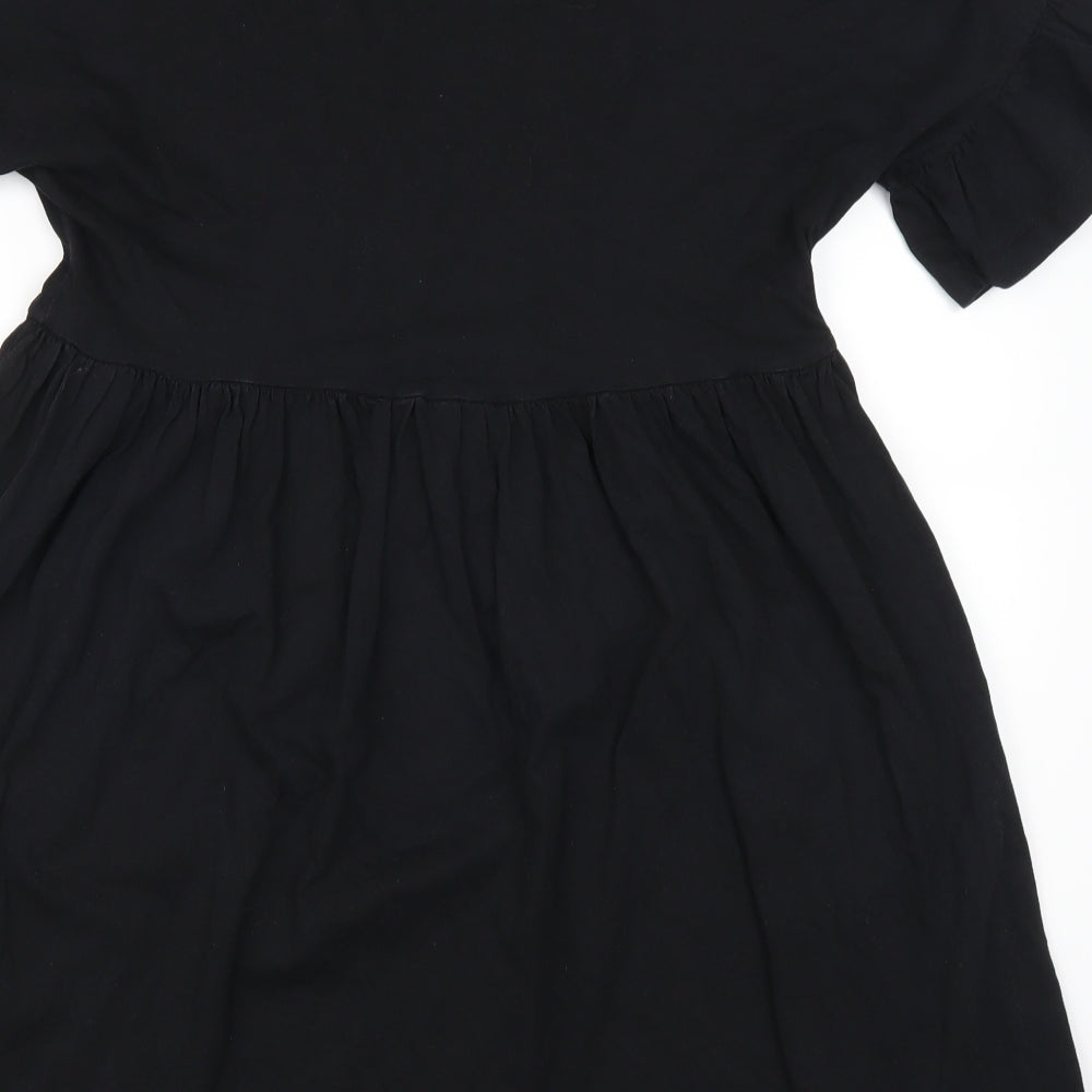 ASOS Womens Black   Skater Dress  Size 10