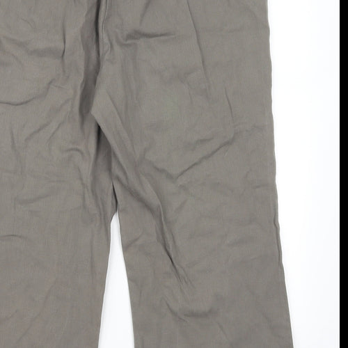 Dorothy Perkins Womens Grey   Cropped Trousers Size 14 L20 in
