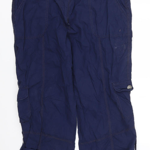 Cherokee Womens Blue   Cargo Trousers Size 16 L23 in