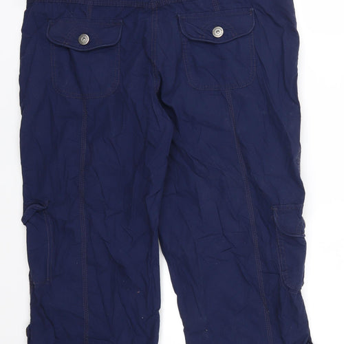 Cherokee Womens Blue   Cargo Trousers Size 16 L23 in