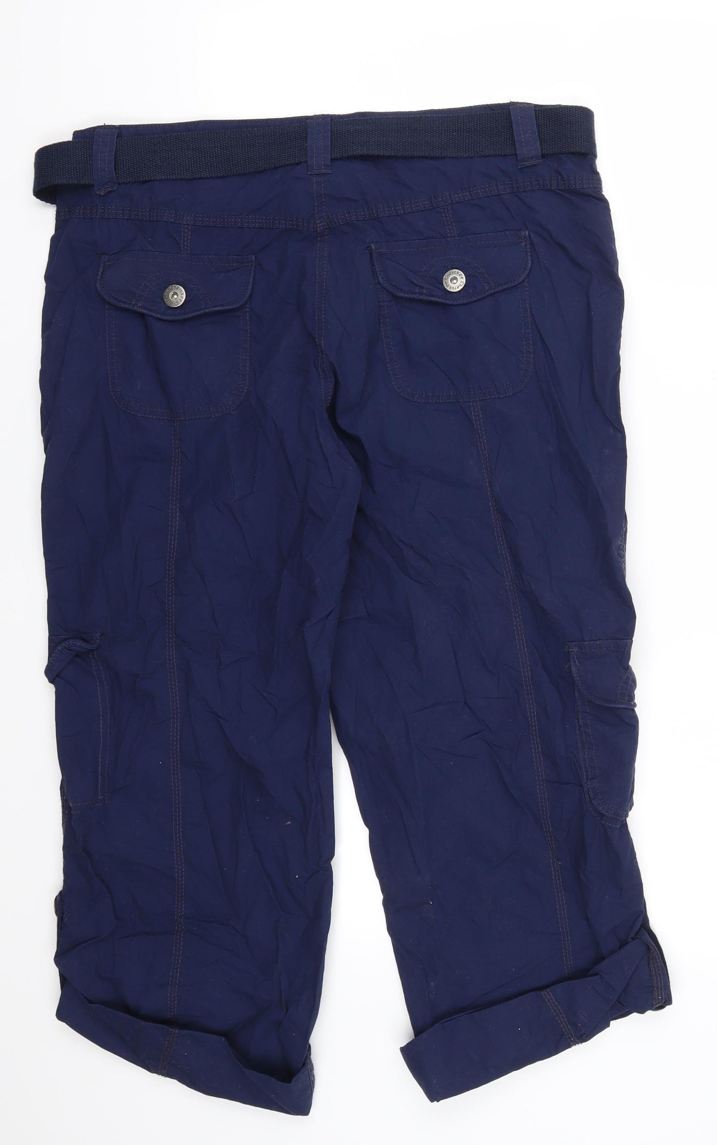 Cherokee Womens Blue   Cargo Trousers Size 16 L23 in