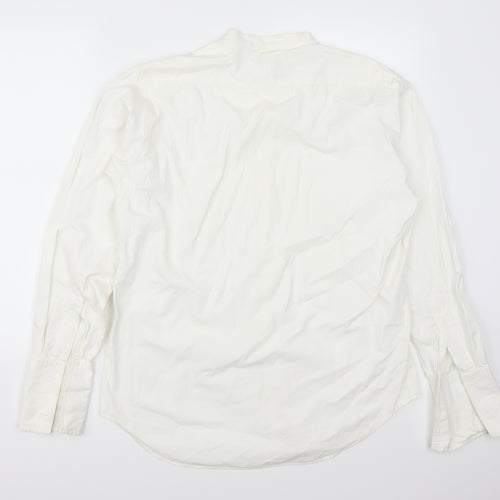 Walters Mens White    Dress Shirt Size L