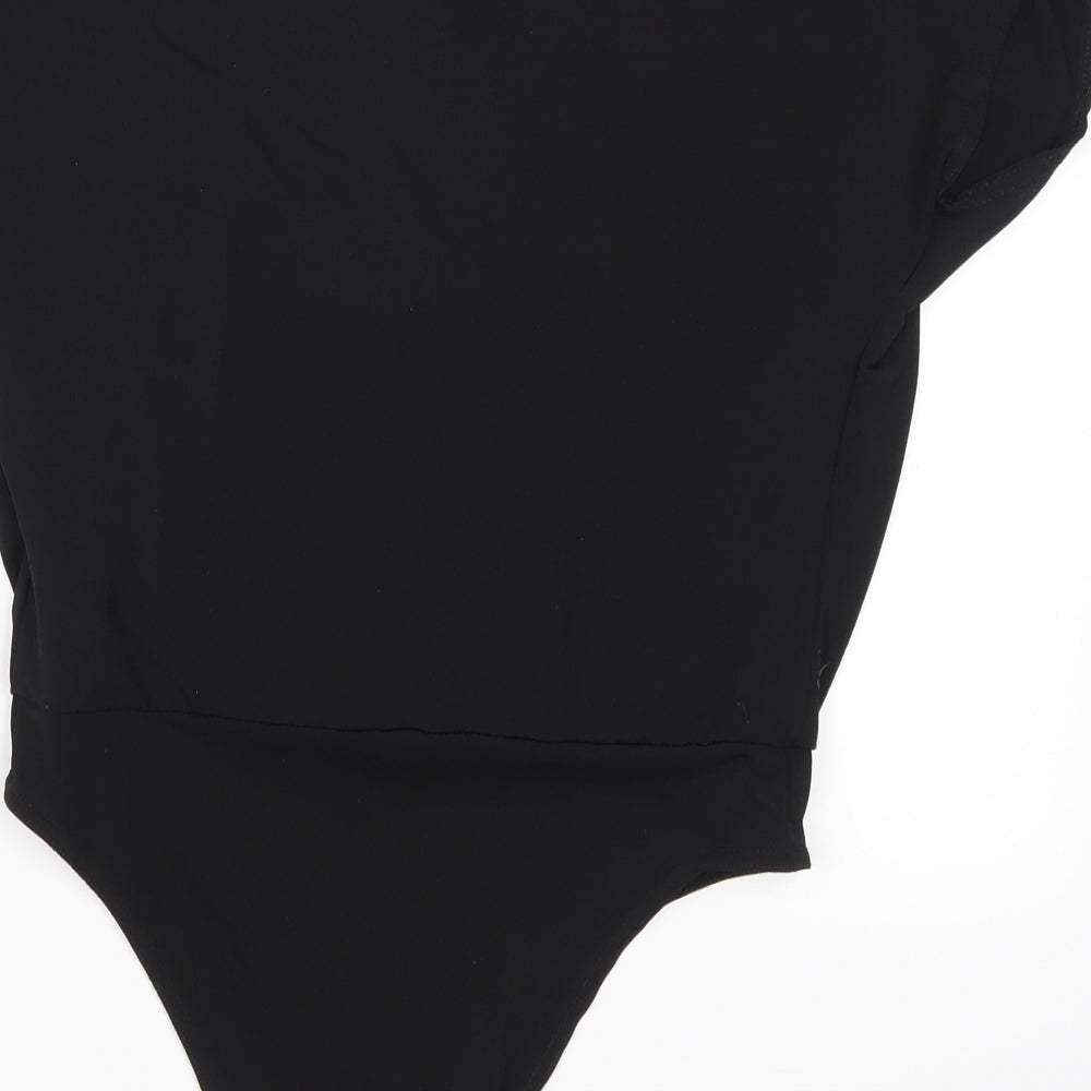 New Look Womens Black   Basic T-Shirt Size 8  - Body Suit