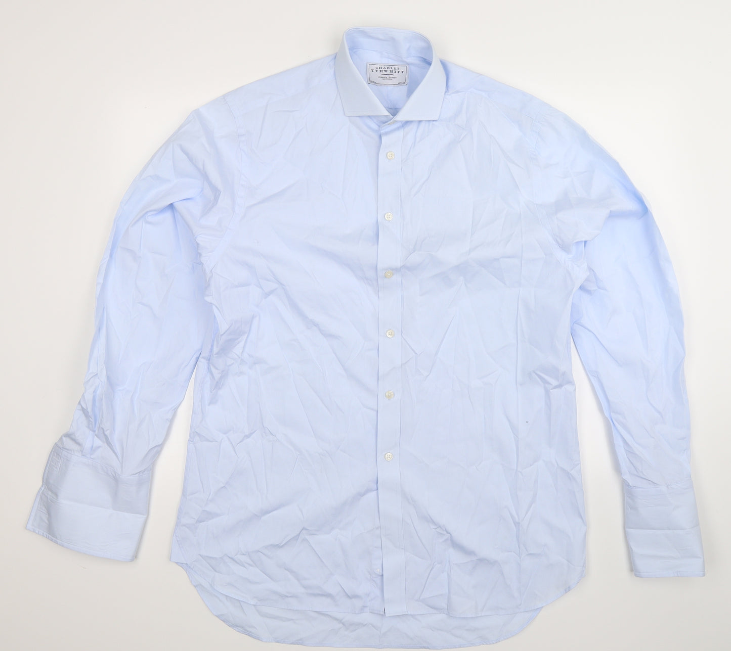 Charles Tyrwhitt Mens Blue    Dress Shirt Size 16