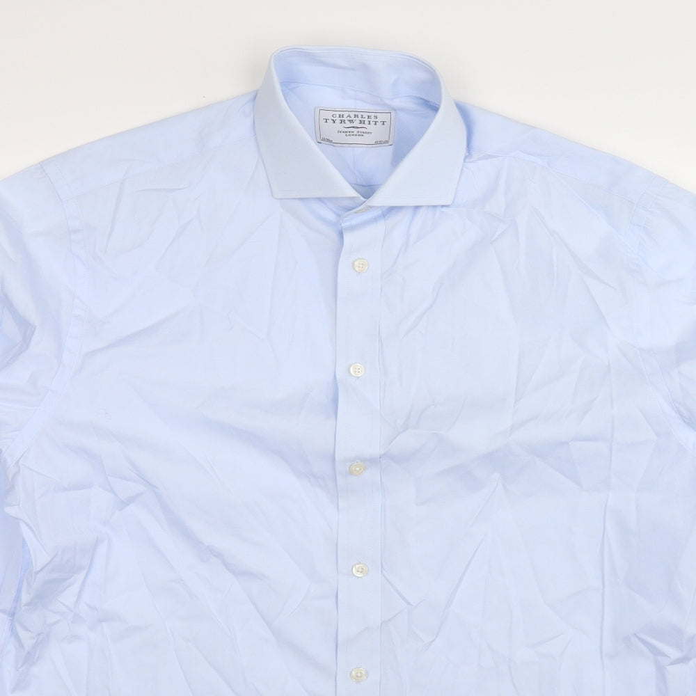 Charles Tyrwhitt Mens Blue    Dress Shirt Size 16