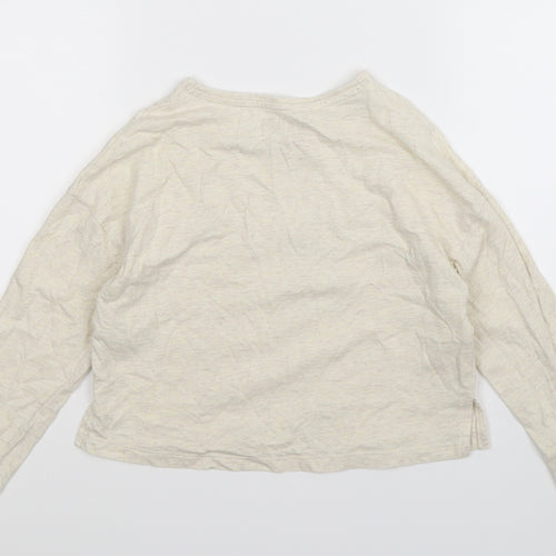 F&F Girls Beige   Basic T-Shirt Size 6-7 Years