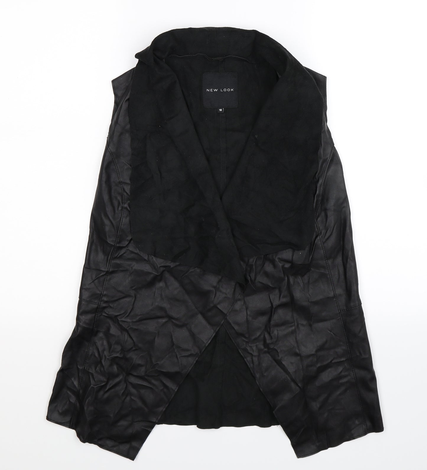New Look Womens Black   Gilet Jacket Size 10