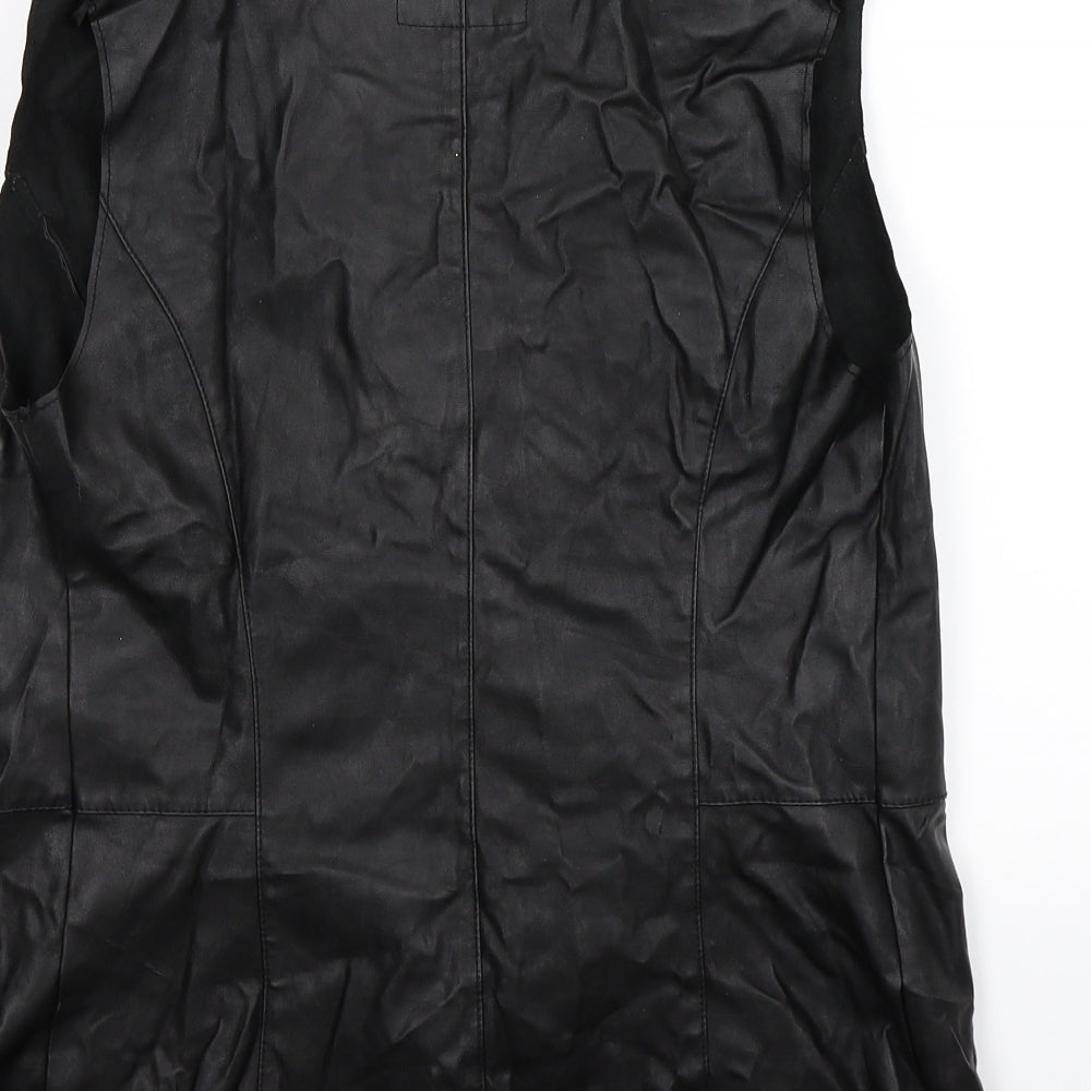 New Look Womens Black   Gilet Jacket Size 10