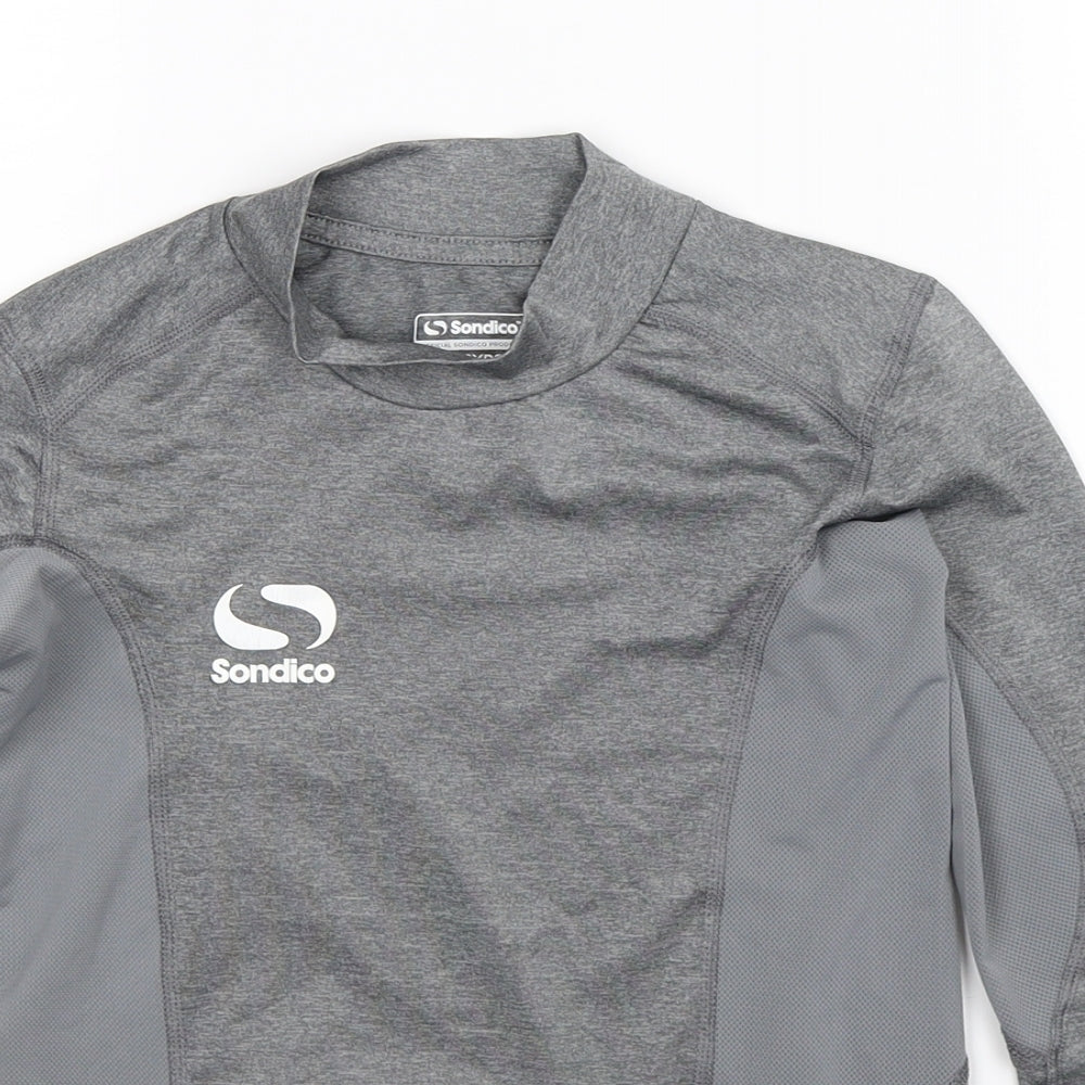 Sondico Boys Grey   Jersey T-Shirt Size 11-12 Years  - Compression
