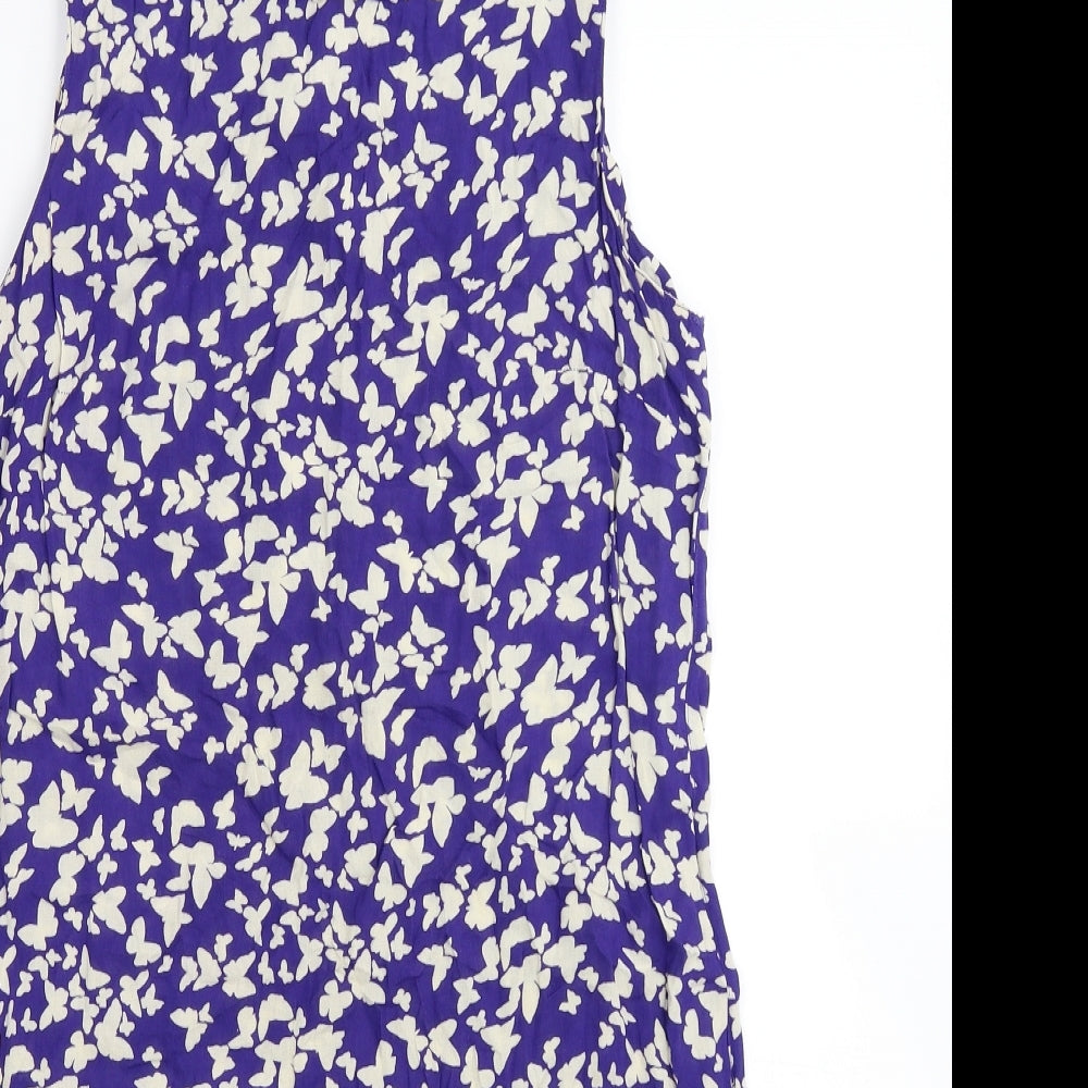 F&F Womens Purple  Rayon Bodycon  Size 8