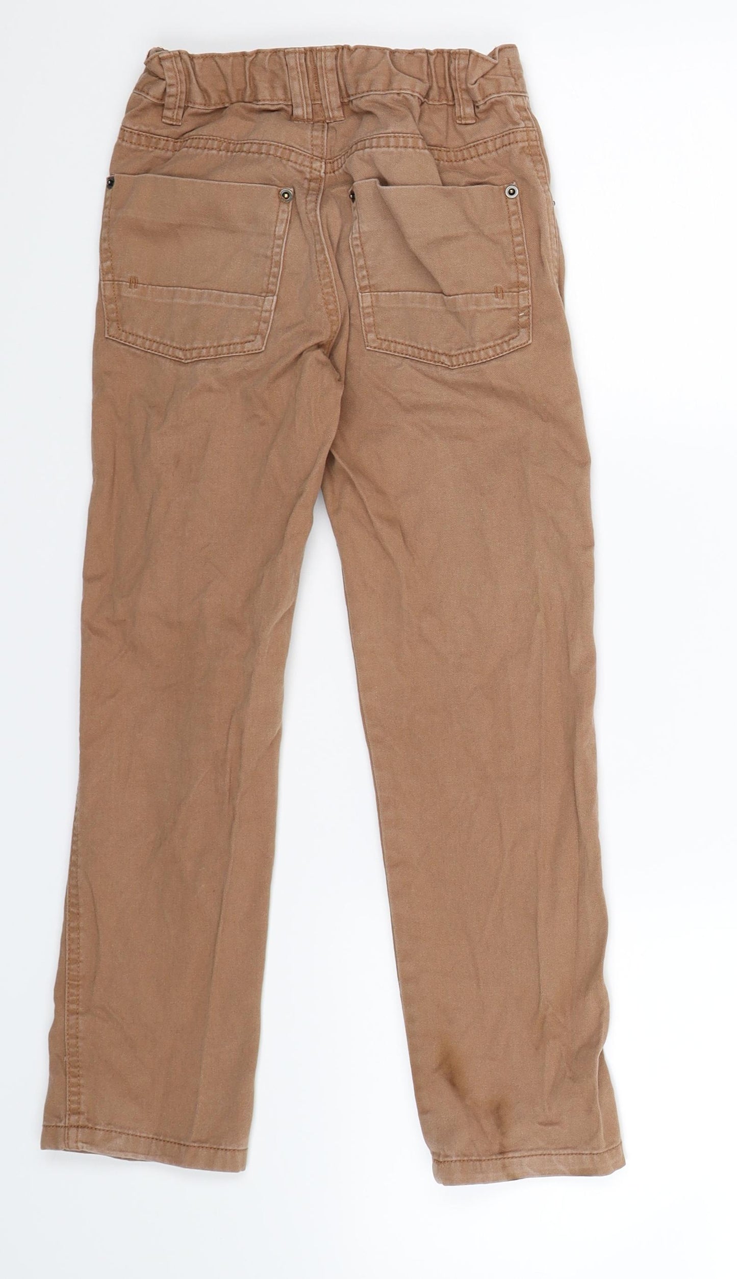 F&F Boys Brown    Trousers Size 7-8 Years