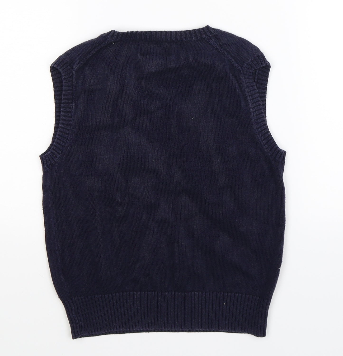 Polo Ralph Lauren Boys Blue  Knit Pullover Jumper Size 5 Years