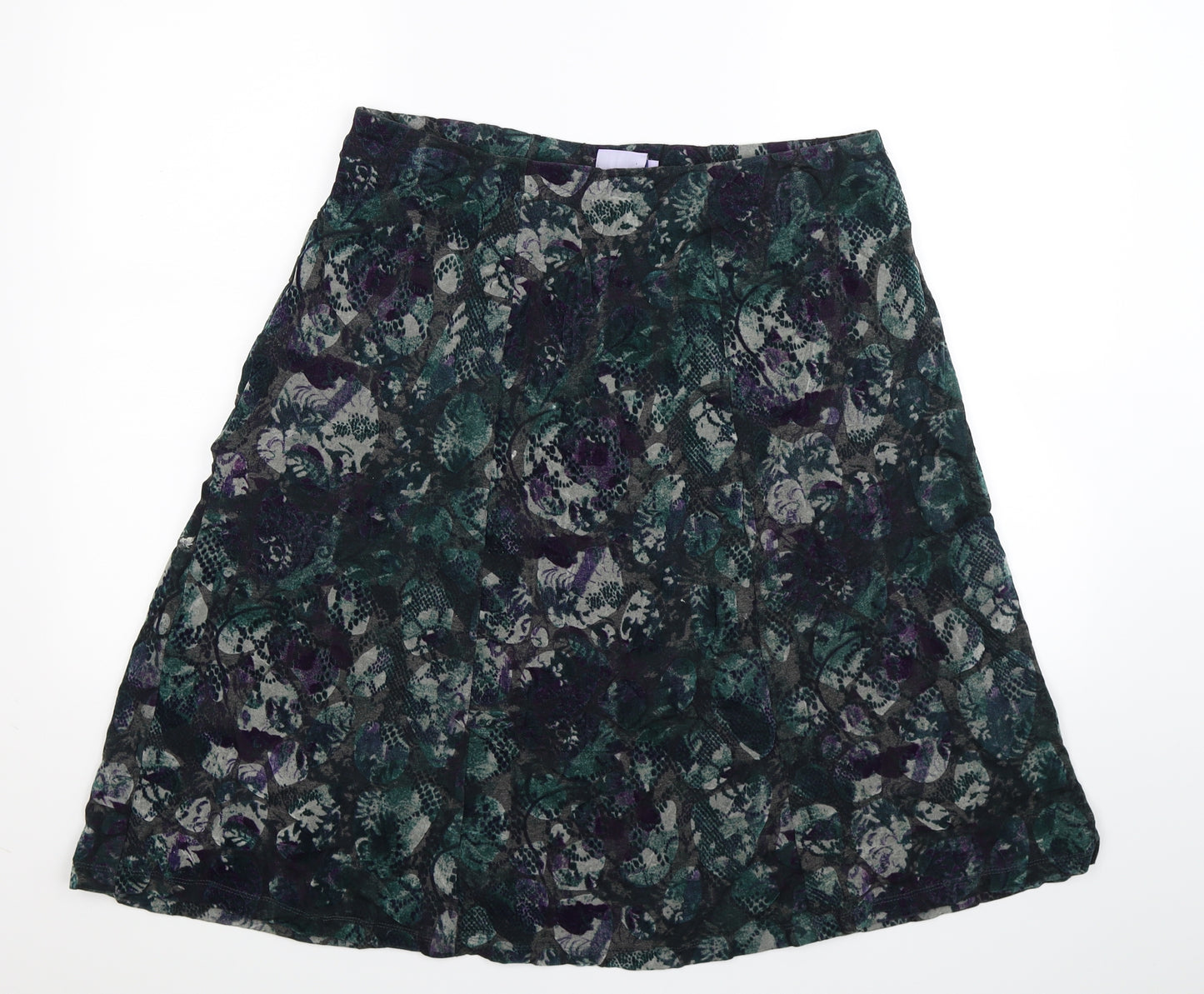 Honor Millburn Womens Multicoloured Fair Isle  A-Line Skirt Size 16
