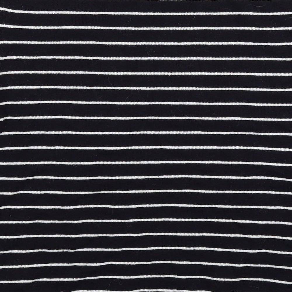 Whistles Womens Blue Striped Knit Pullover Jumper Size 14