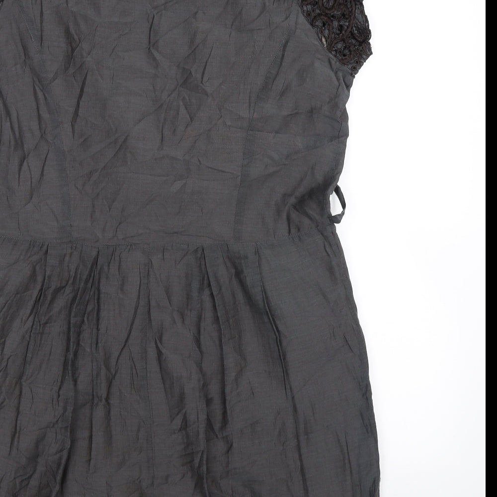 Nougat Womens Grey   Shirt Dress  Size L