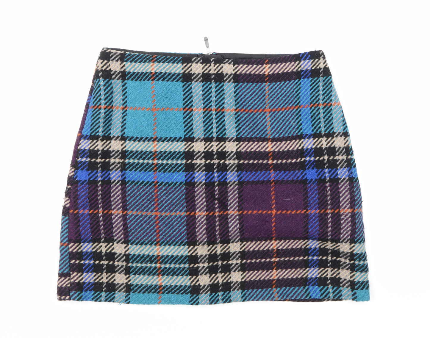 Marks and Spencer Womens Multicoloured Check  Mini Skirt Size 12