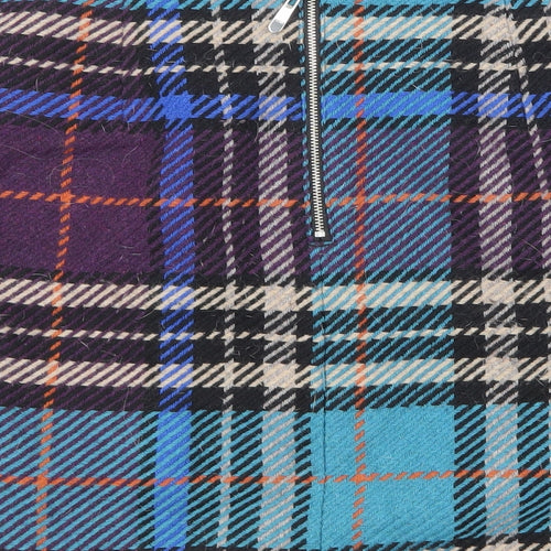 Marks and Spencer Womens Multicoloured Check  Mini Skirt Size 12