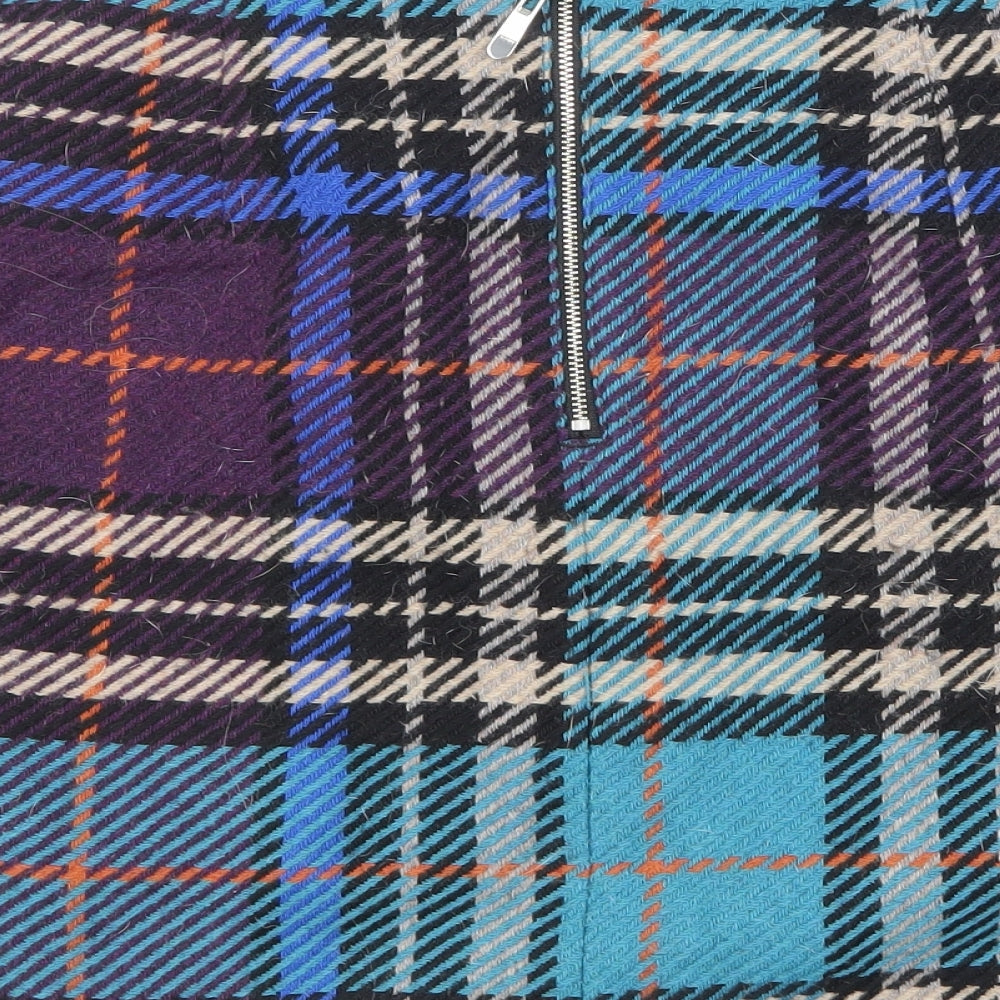 Marks and Spencer Womens Multicoloured Check  Mini Skirt Size 12