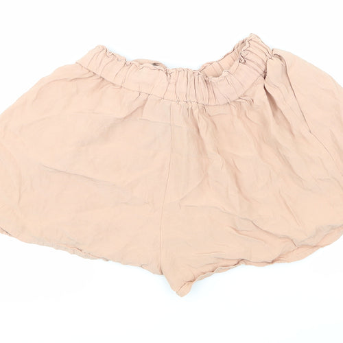 H&M Womens Pink   Hot Pants Shorts Size 6