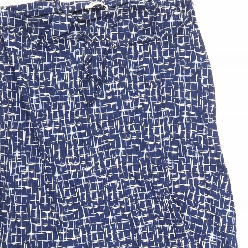 Marks and Spencer Womens Blue   A-Line Skirt Size 14