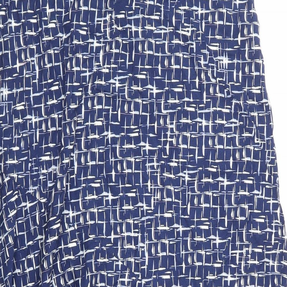 Marks and Spencer Womens Blue   A-Line Skirt Size 14