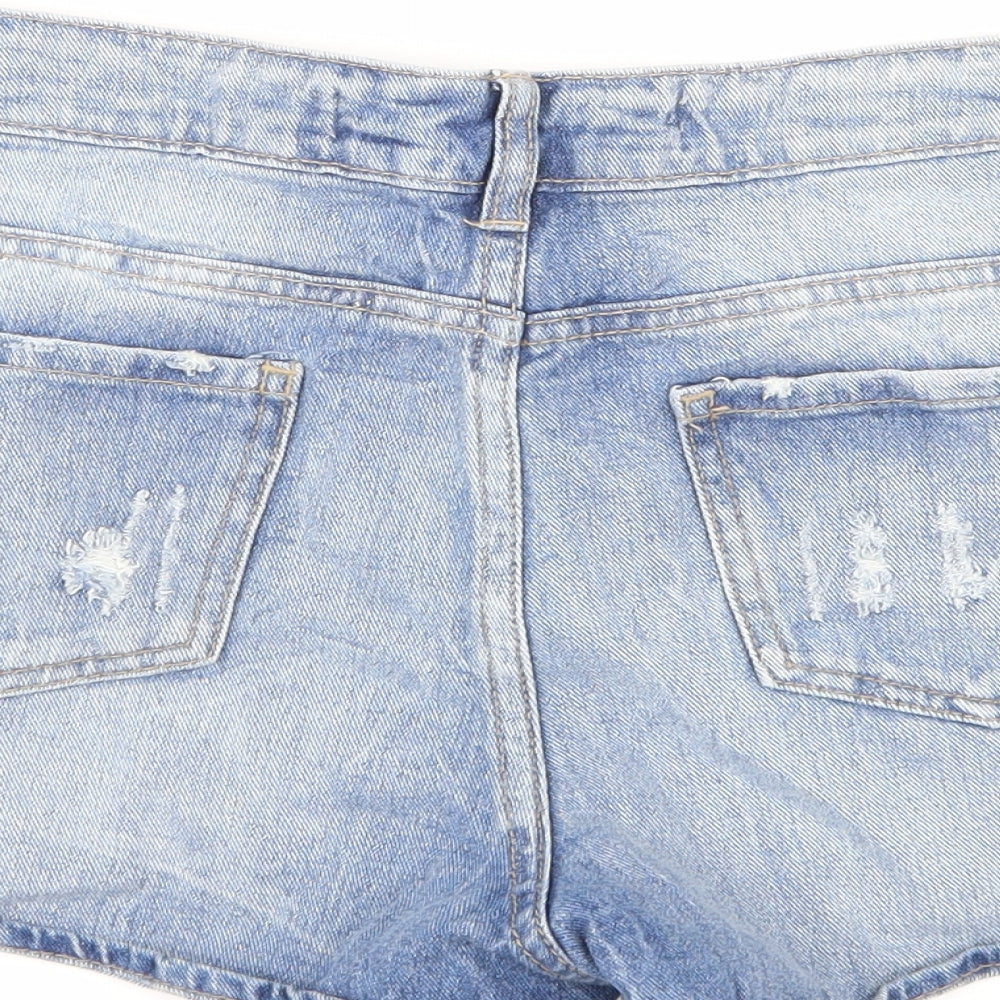 Denim Co Womens Blue  Denim Hot Pants Shorts Size 12