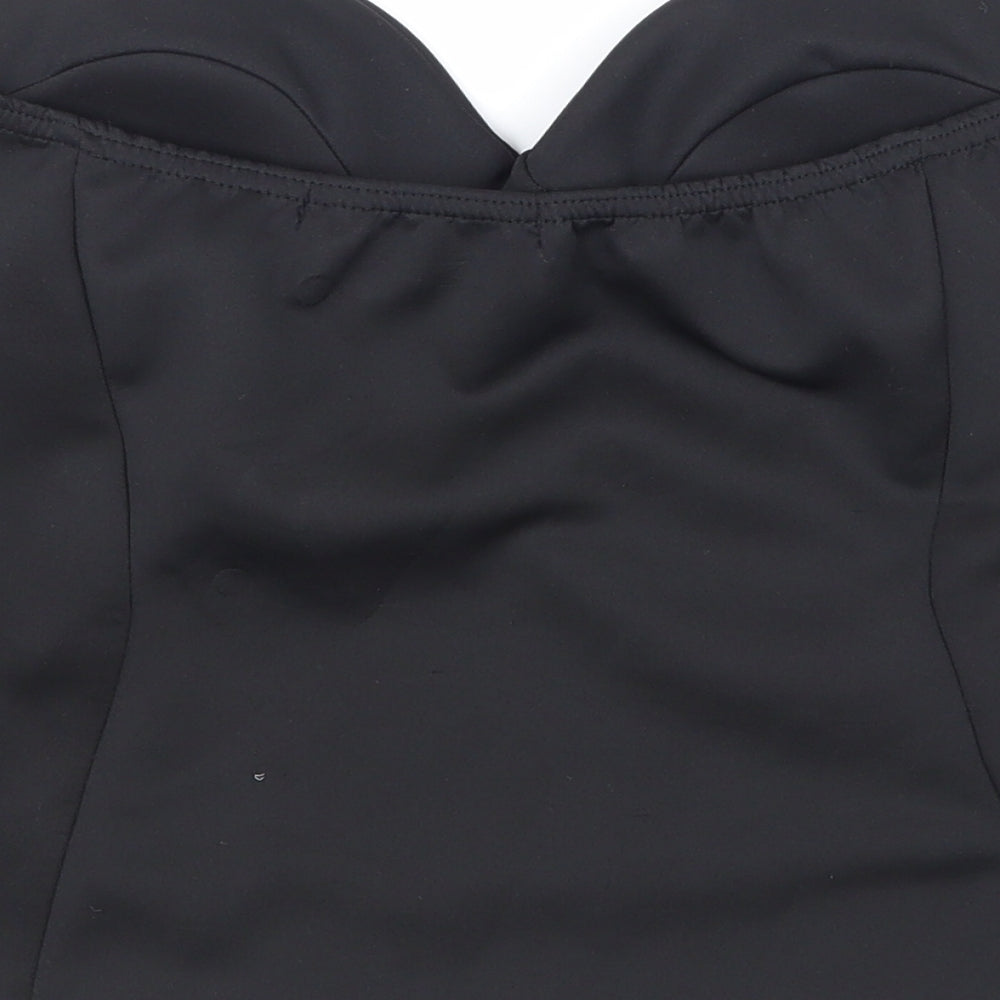 Boohoo Womens Black   Basic Blouse Size 12