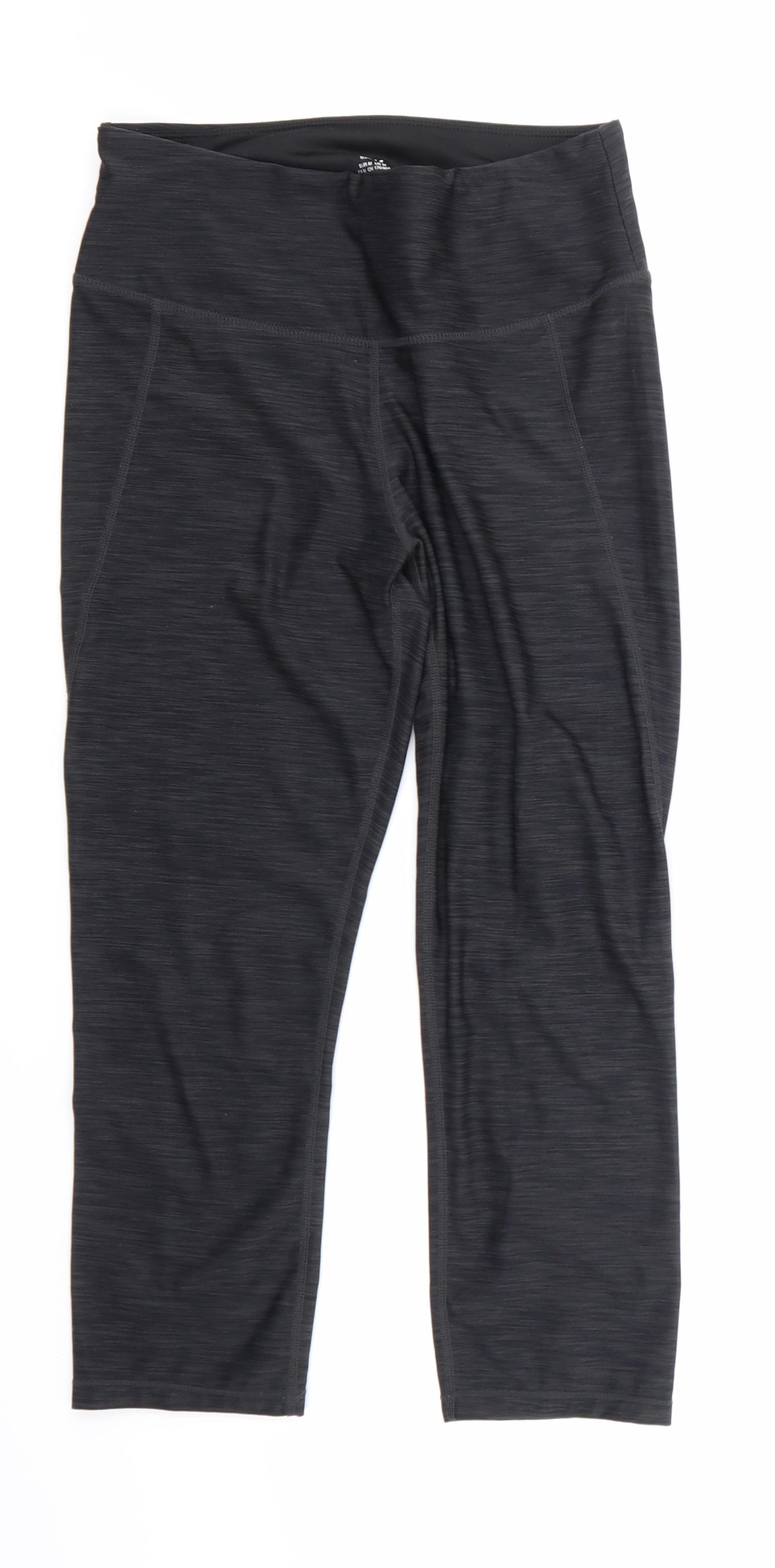 H&M Womens Grey   Capri Leggings Size M L20 in