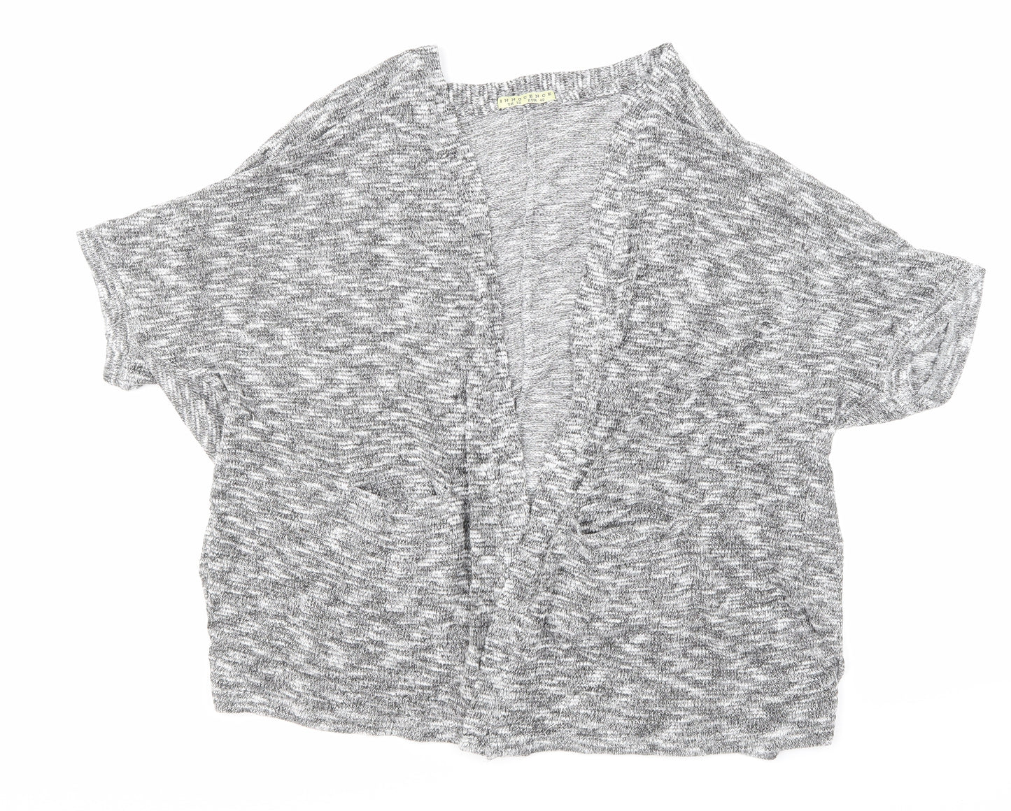 Innocence Womens Grey  Knit Cardigan Jumper Size 12