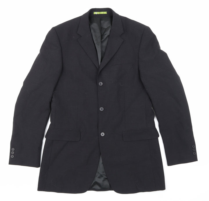 Burton Mens Grey Jacket Suit Jacket Size 38