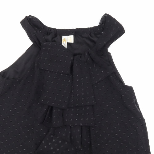 Adiva Womens Black   Basic Blouse Size L