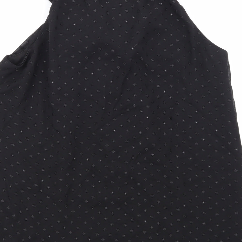 Adiva Womens Black   Basic Blouse Size L