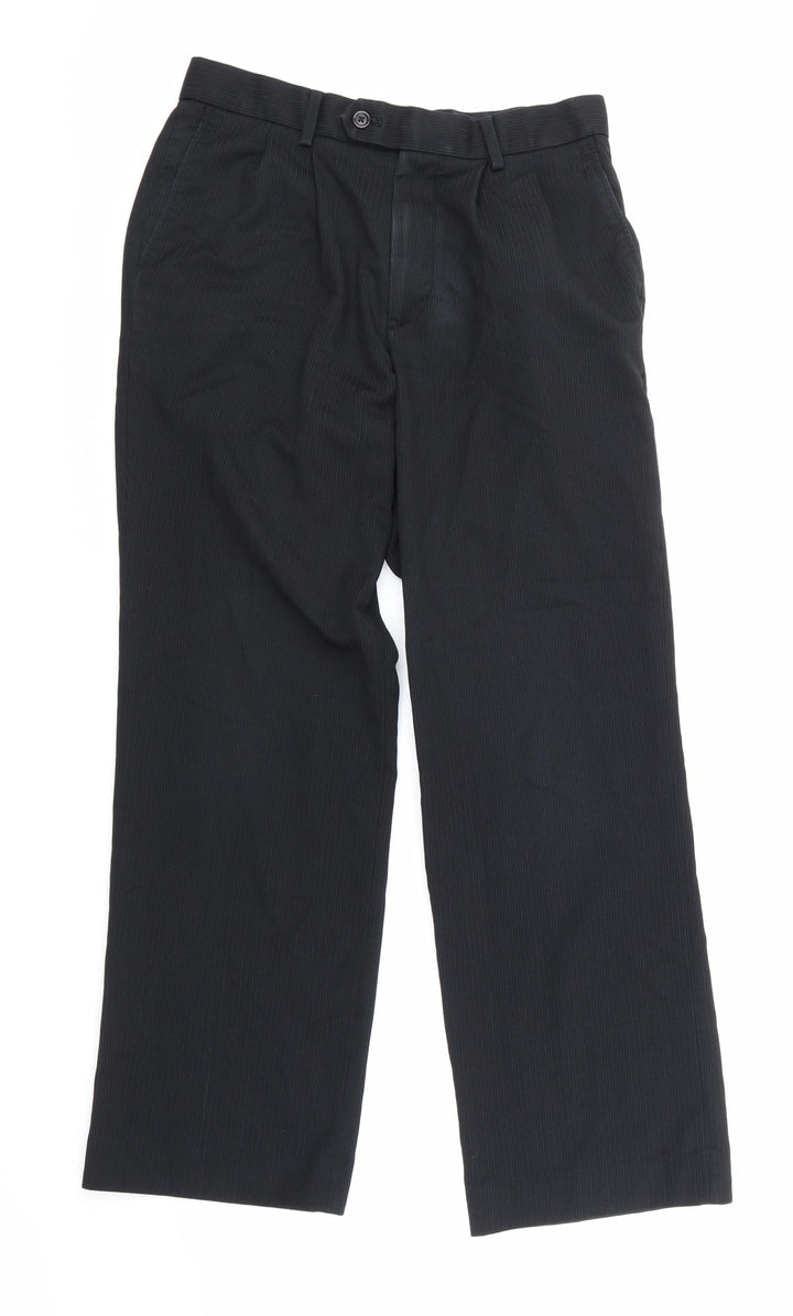 NEXT Mens Blue Striped  Trousers  Size 30 in L27 in