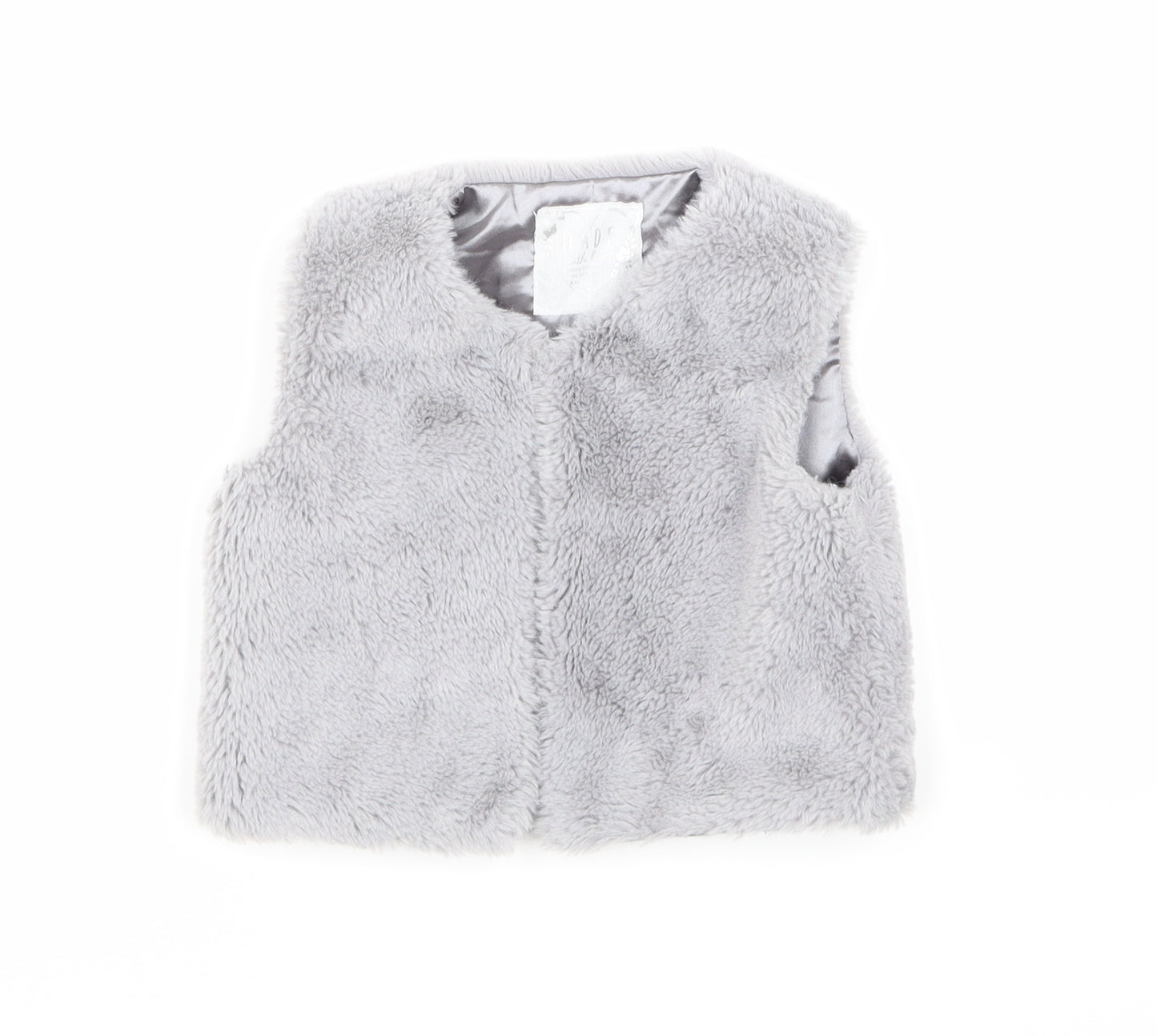 Young Dimension Girls Grey   Gilet Coat Size 2-3 Years