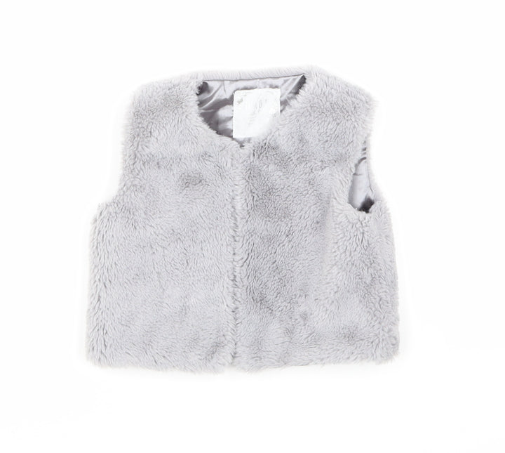 Young Dimension Girls Grey   Gilet Coat Size 2-3 Years