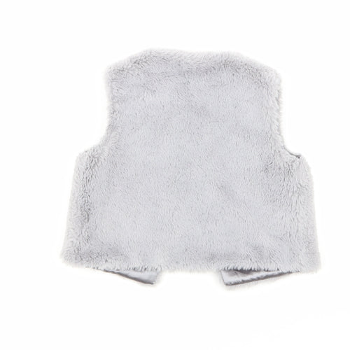 Young Dimension Girls Grey   Gilet Coat Size 2-3 Years