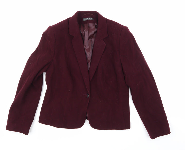 Alex & Co Womens Purple   Jacket  Size 16
