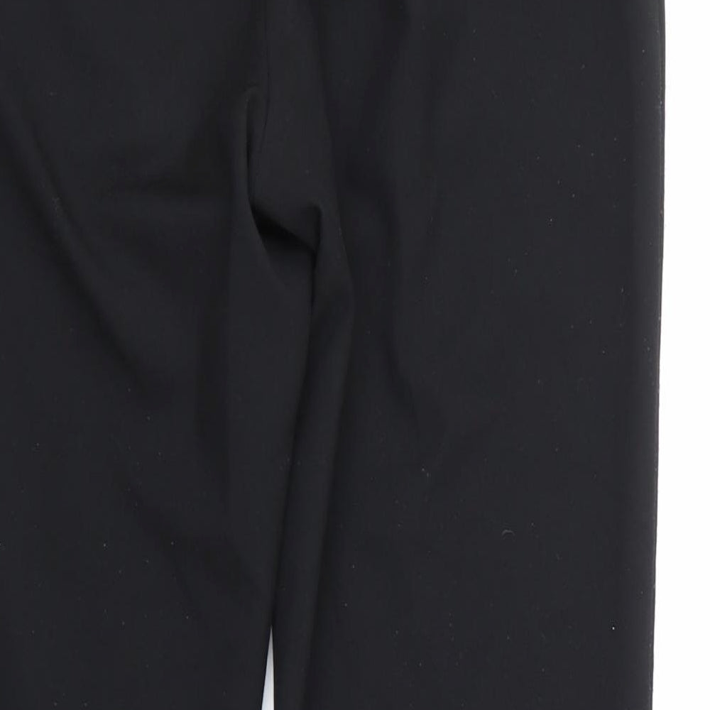 Marks and Spencer Womens Black   Trousers  Size 12 L26 in