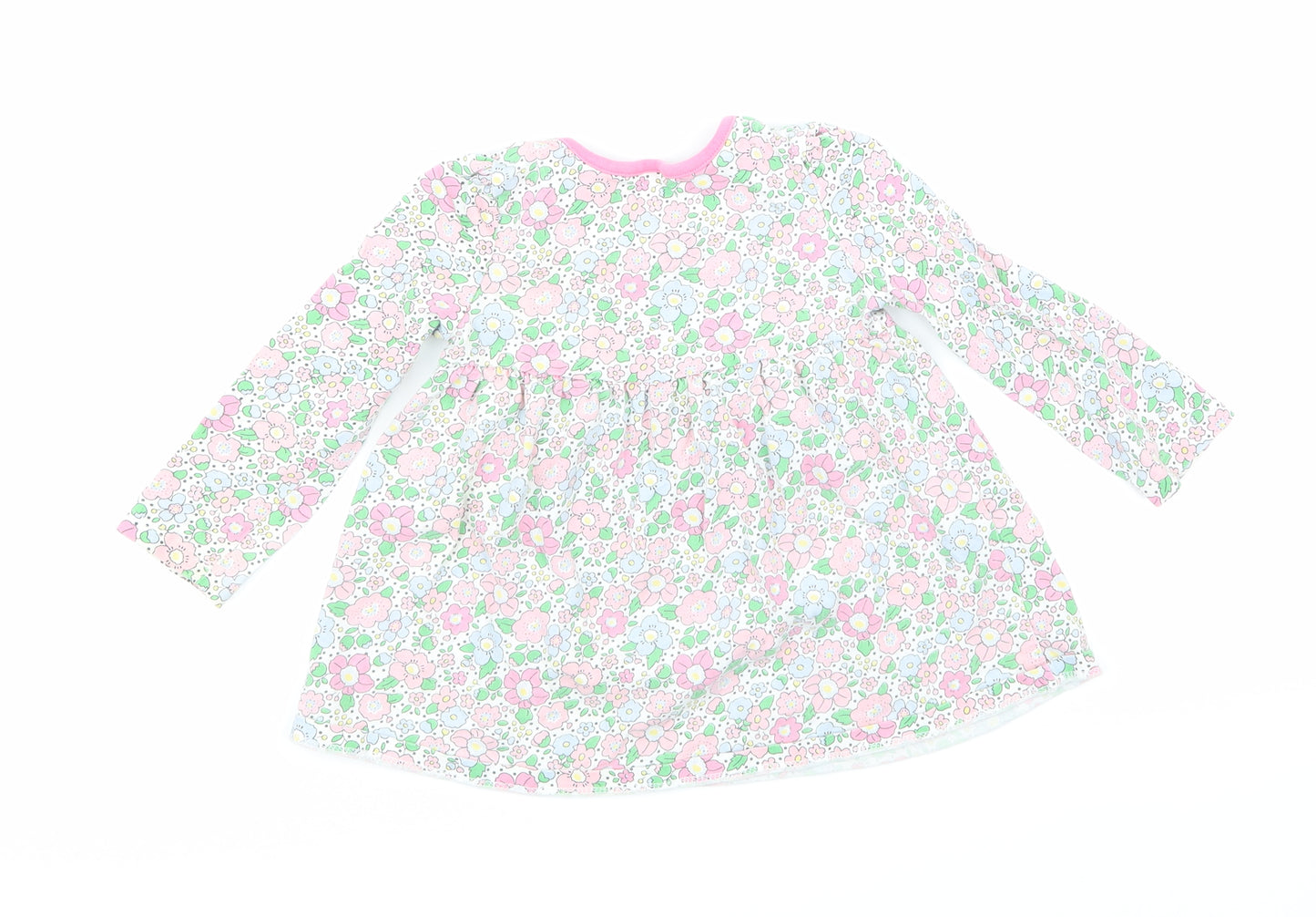 Mini Club Girls Pink Floral  Basic T-Shirt Size 12-18 Months