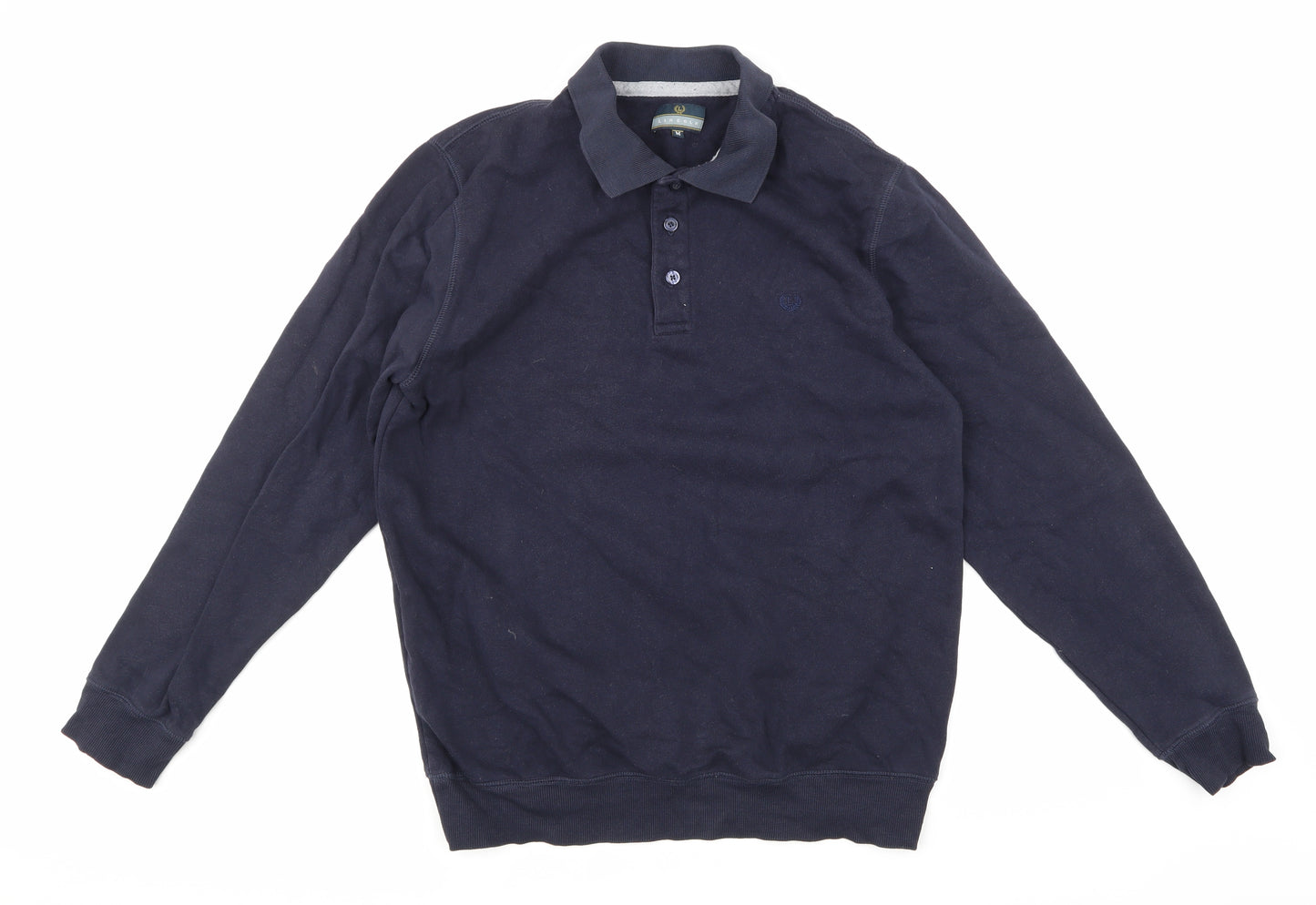 Lincoln Mens Blue   Pullover Hoodie Size M