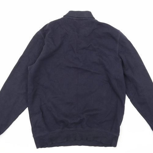Lincoln Mens Blue   Pullover Hoodie Size M