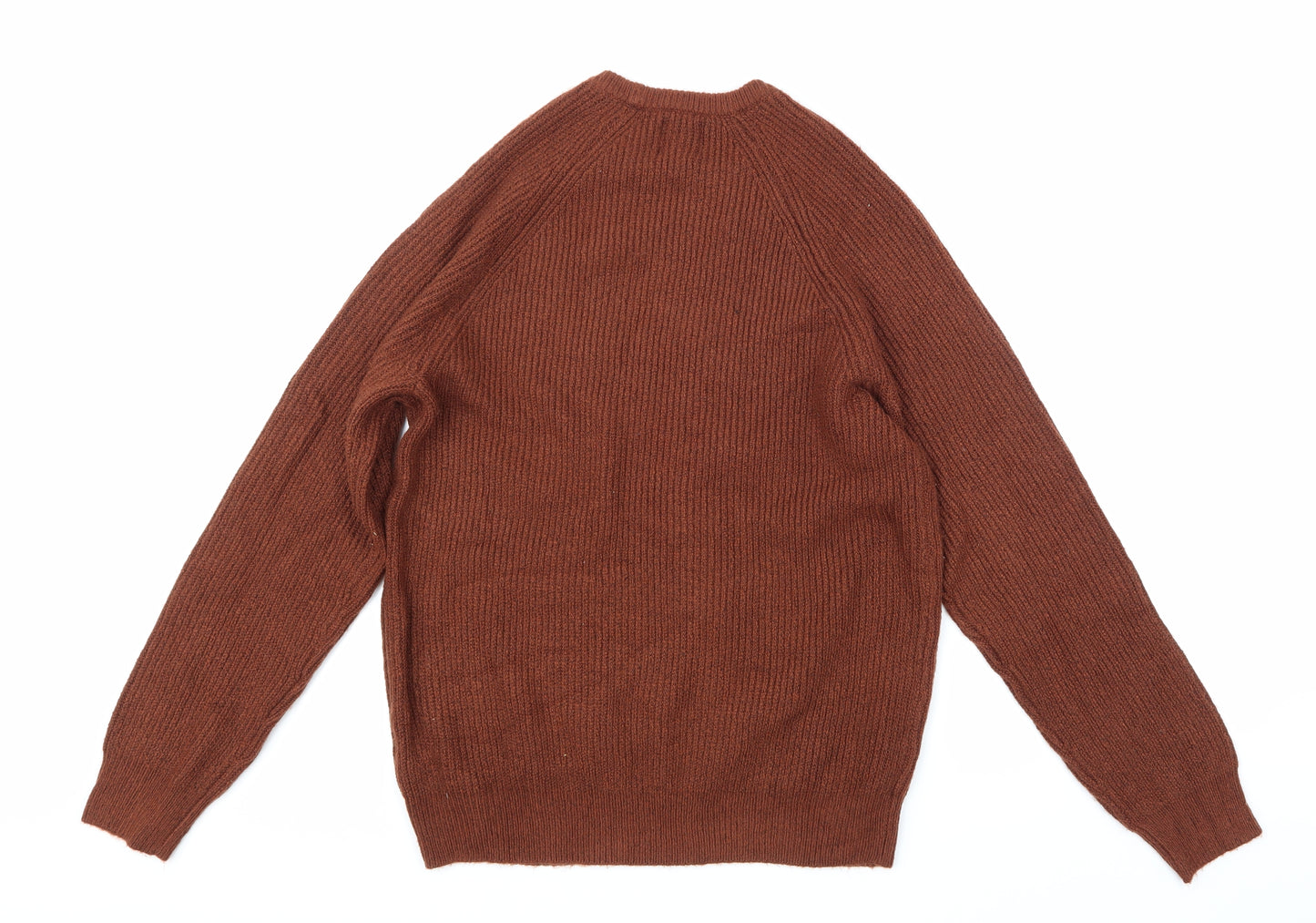 Marks and Spencer Mens Brown  Knit Pullover Jumper Size M