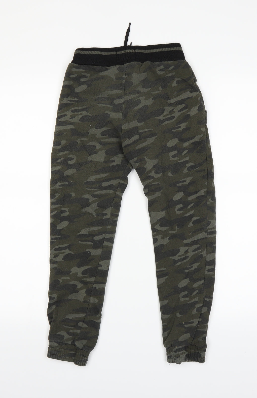 Primark Boys Multicoloured Camouflage  Sweatpants Trousers Size 8-9 Years